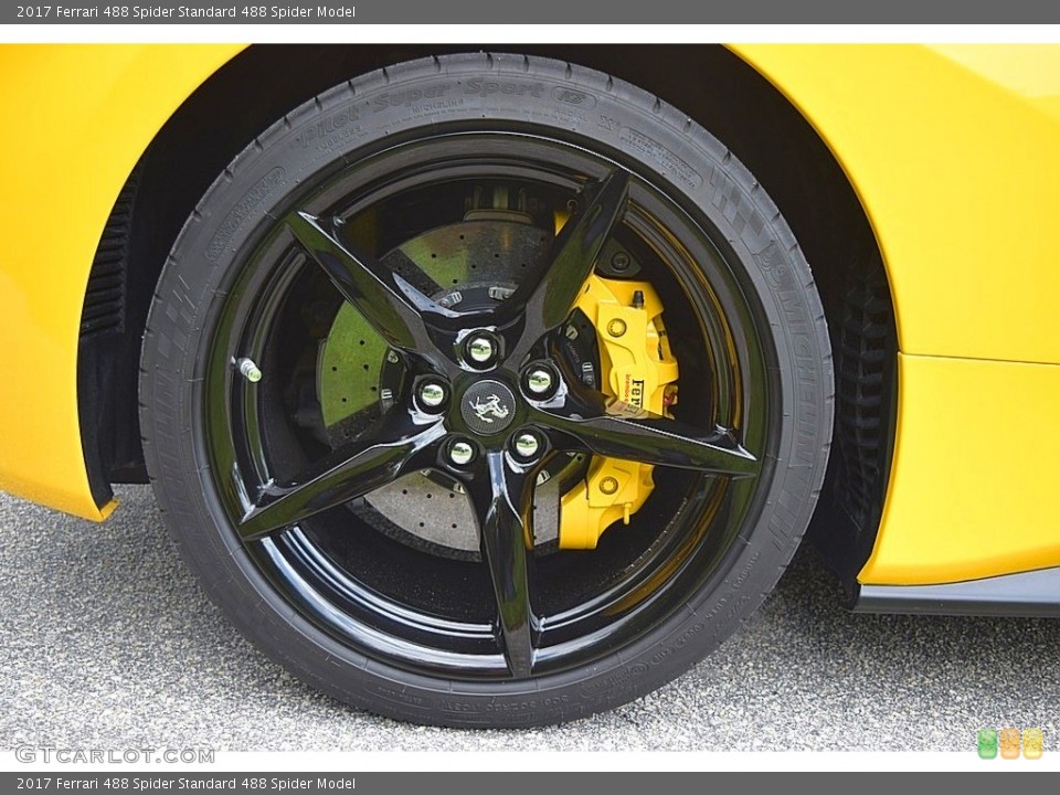 2017 Ferrari 488 Spider  Wheel and Tire Photo #133380388