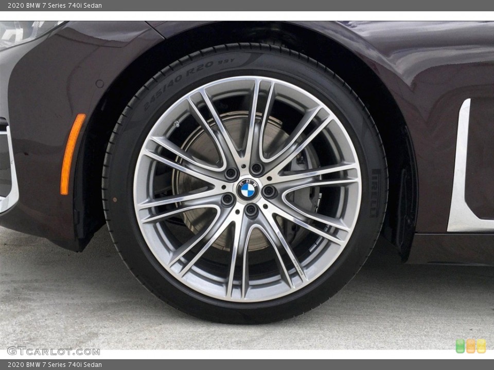 2020 BMW 7 Series 740i Sedan Wheel and Tire Photo #133480084