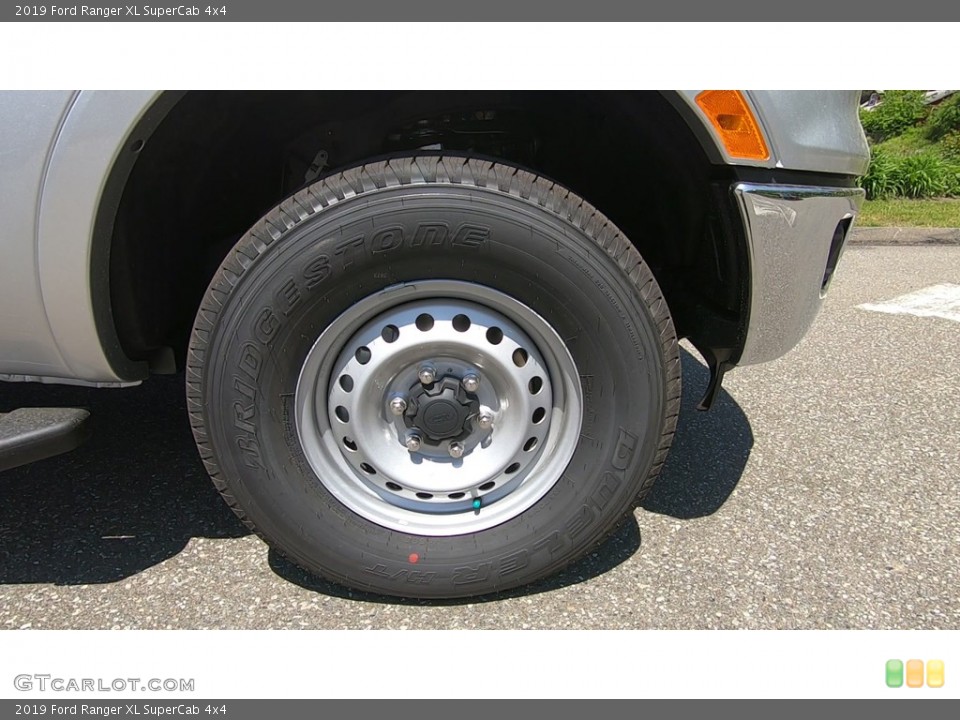 2019 Ford Ranger XL SuperCab 4x4 Wheel and Tire Photo #133549637