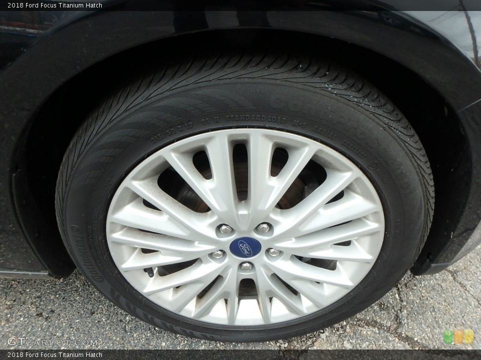 2018 Ford Focus Titanium Hatch Wheel and Tire Photo #133564834