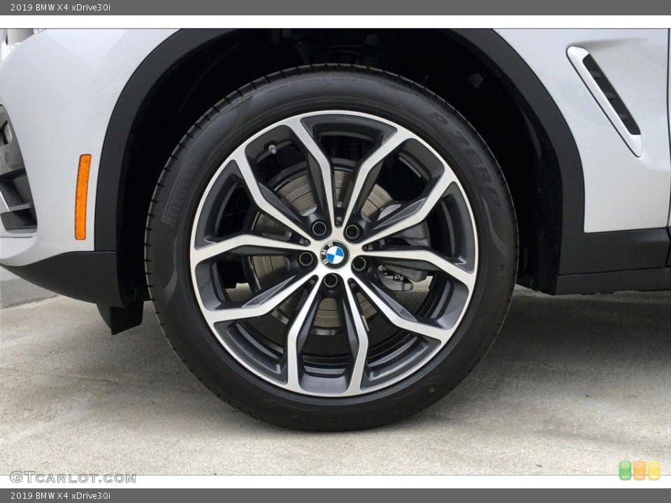 2019 BMW X4 xDrive30i Wheel and Tire Photo #133649148