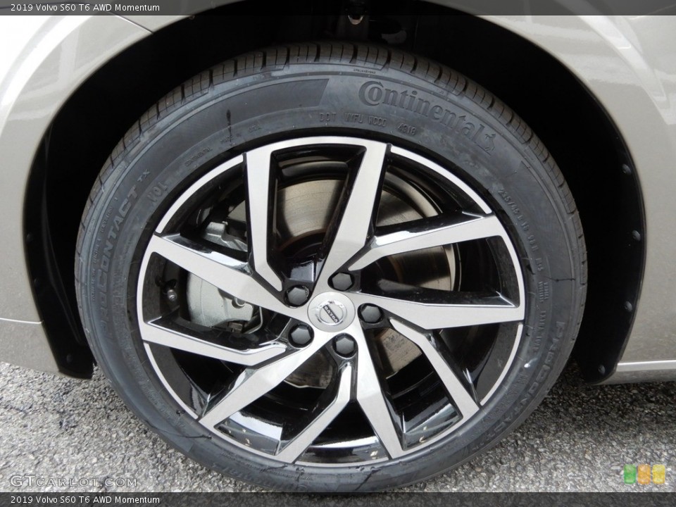 2019 Volvo S60 T6 AWD Momentum Wheel and Tire Photo #133714048