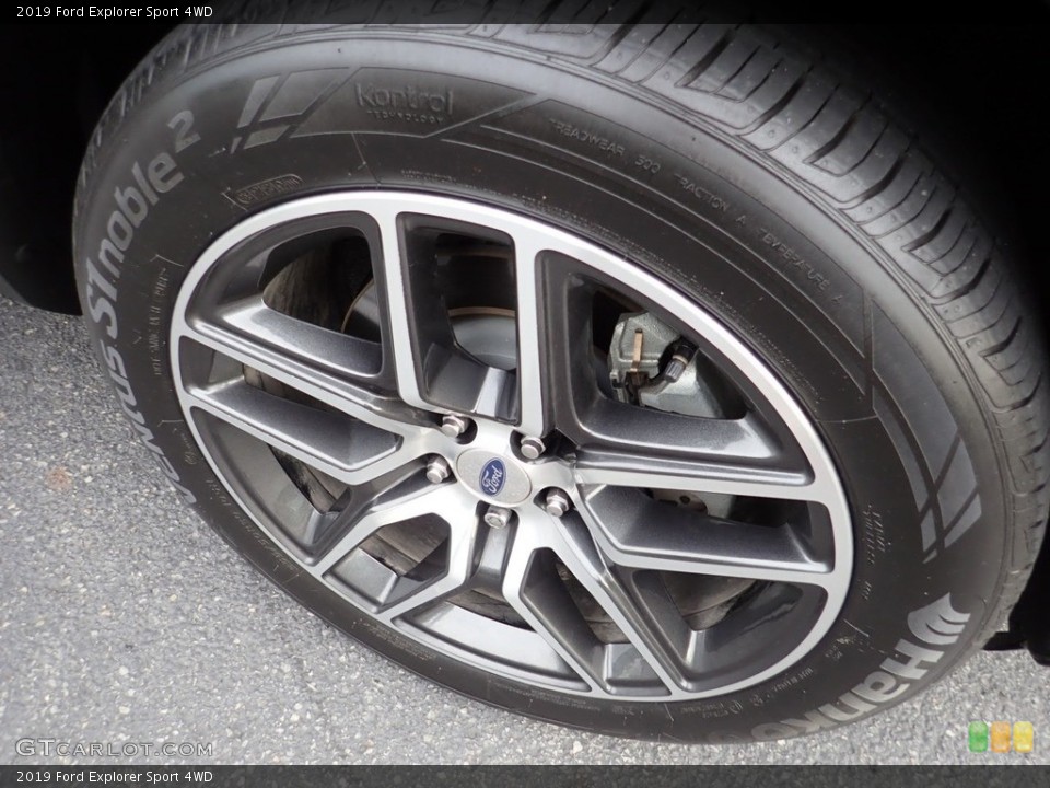 2019 Ford Explorer Sport 4WD Wheel and Tire Photo #133777827