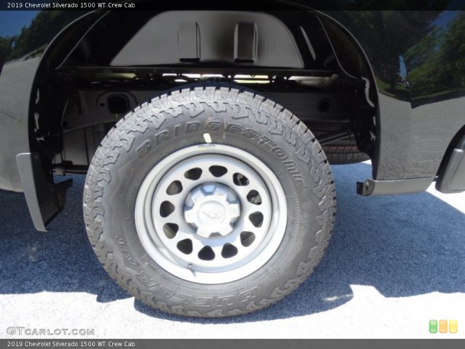 2019 Chevrolet Silverado 1500 WT Crew Cab Wheel and Tire Photo #133874585