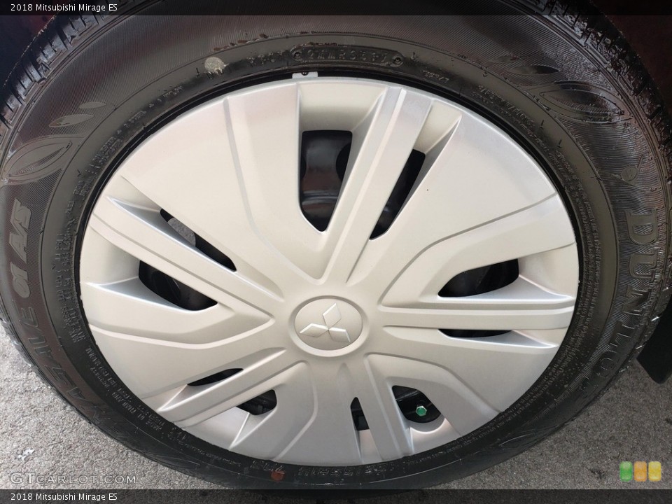 2018 Mitsubishi Mirage ES Wheel and Tire Photo #133886997