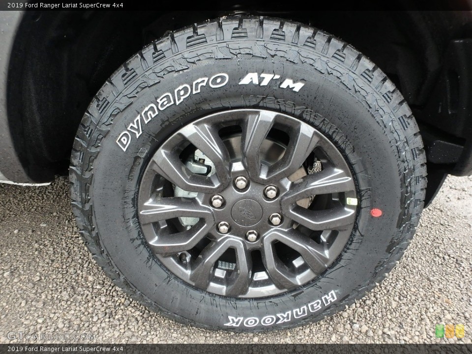 2019 Ford Ranger Lariat SuperCrew 4x4 Wheel and Tire Photo #133917914