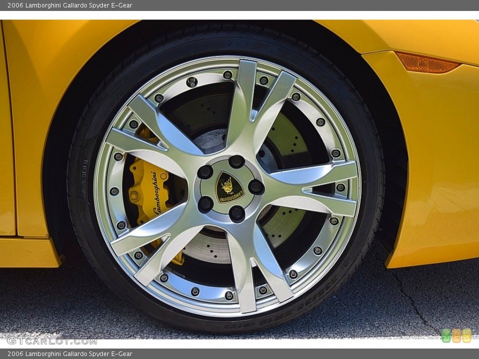 2006 Lamborghini Gallardo Spyder E-Gear Wheel and Tire Photo #134012763