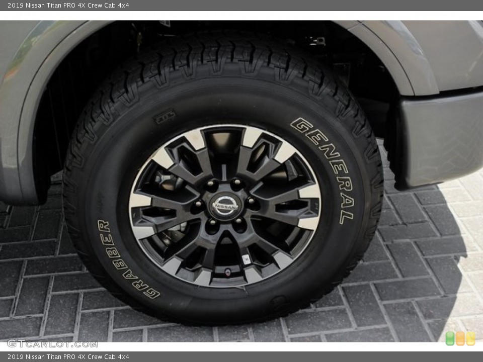 2019 Nissan Titan PRO 4X Crew Cab 4x4 Wheel and Tire Photo #134016105