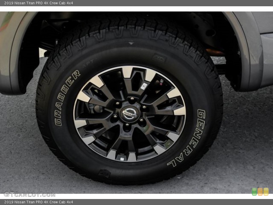 2019 Nissan Titan PRO 4X Crew Cab 4x4 Wheel and Tire Photo #134016129