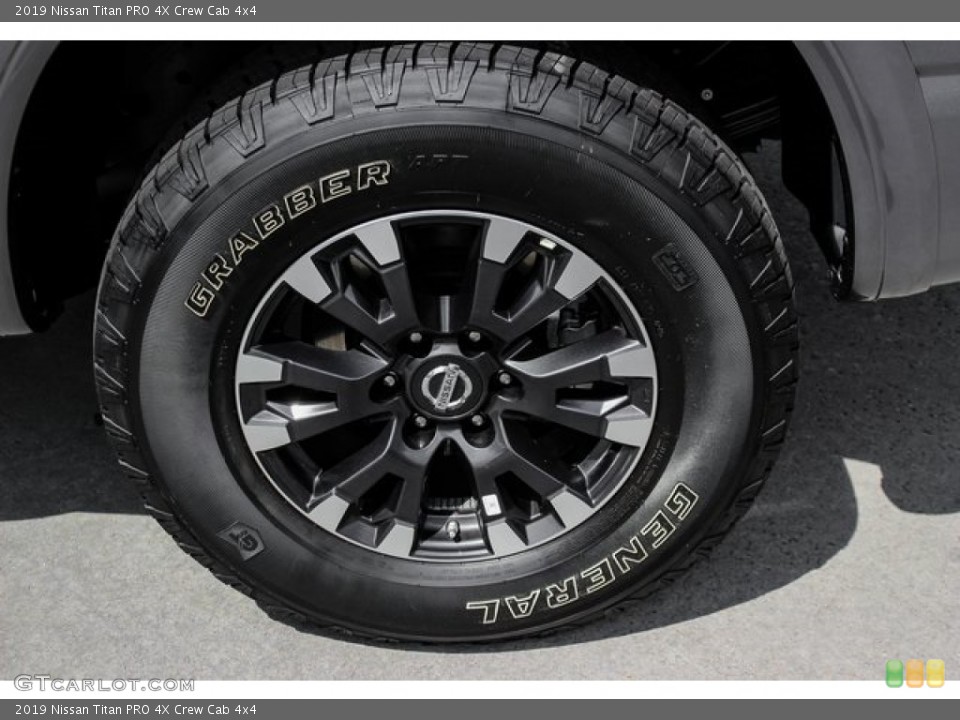 2019 Nissan Titan PRO 4X Crew Cab 4x4 Wheel and Tire Photo #134016162