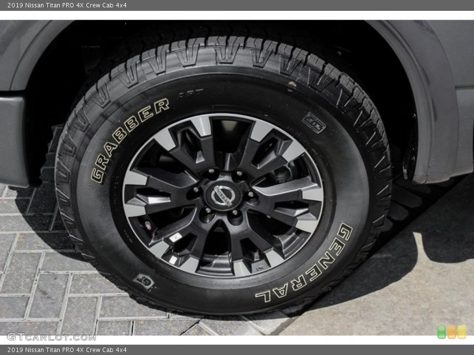 2019 Nissan Titan PRO 4X Crew Cab 4x4 Wheel and Tire Photo #134016183