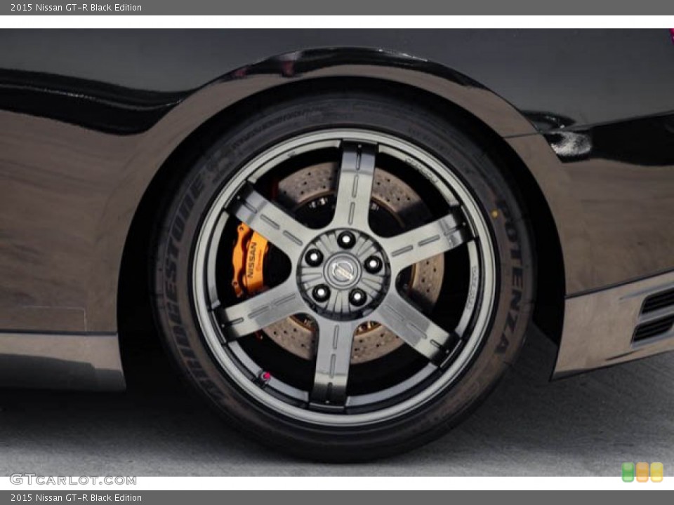 2015 Nissan GT-R Black Edition Wheel and Tire Photo #134064626