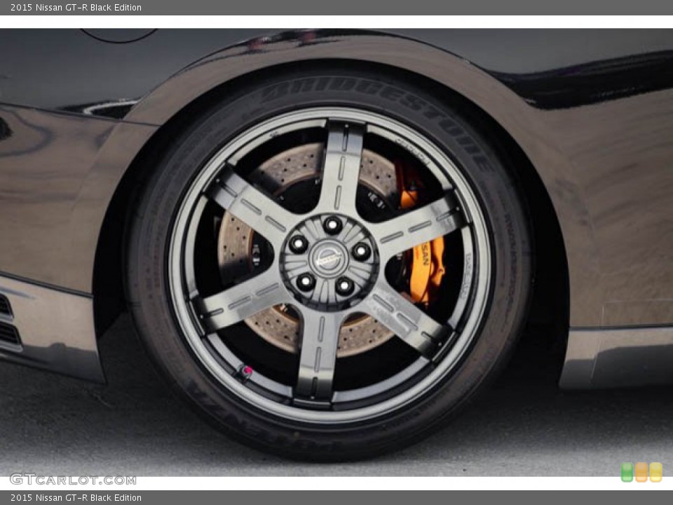 2015 Nissan GT-R Black Edition Wheel and Tire Photo #134064644