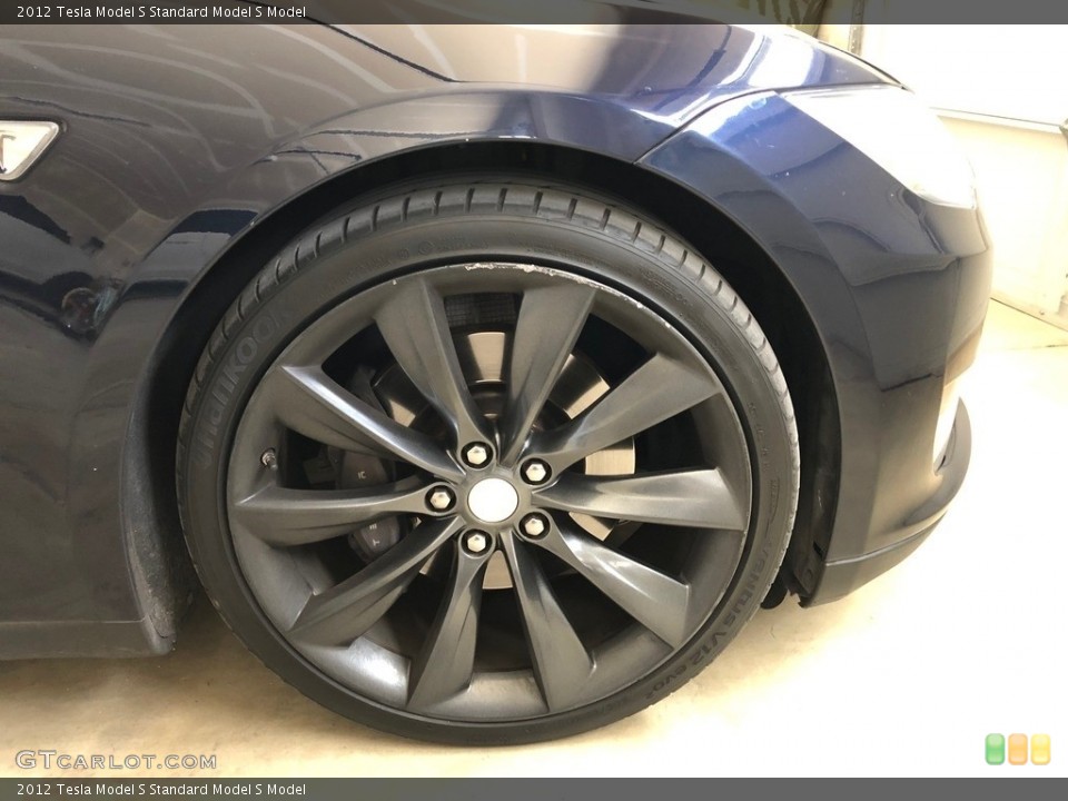 2012 Tesla Model S  Wheel and Tire Photo #134085588