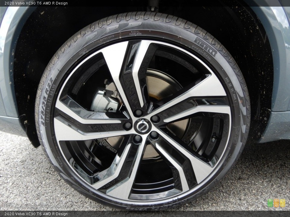 2020 Volvo XC90 T6 AWD R Design Wheel and Tire Photo #134161410