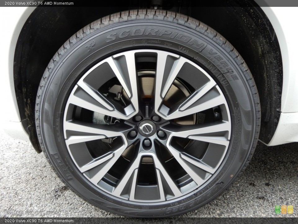 2020 Volvo XC90 T6 AWD Momentum Wheel and Tire Photo #134162178