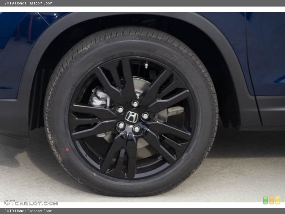 2019 Honda Passport Sport Wheel and Tire Photo #134245977