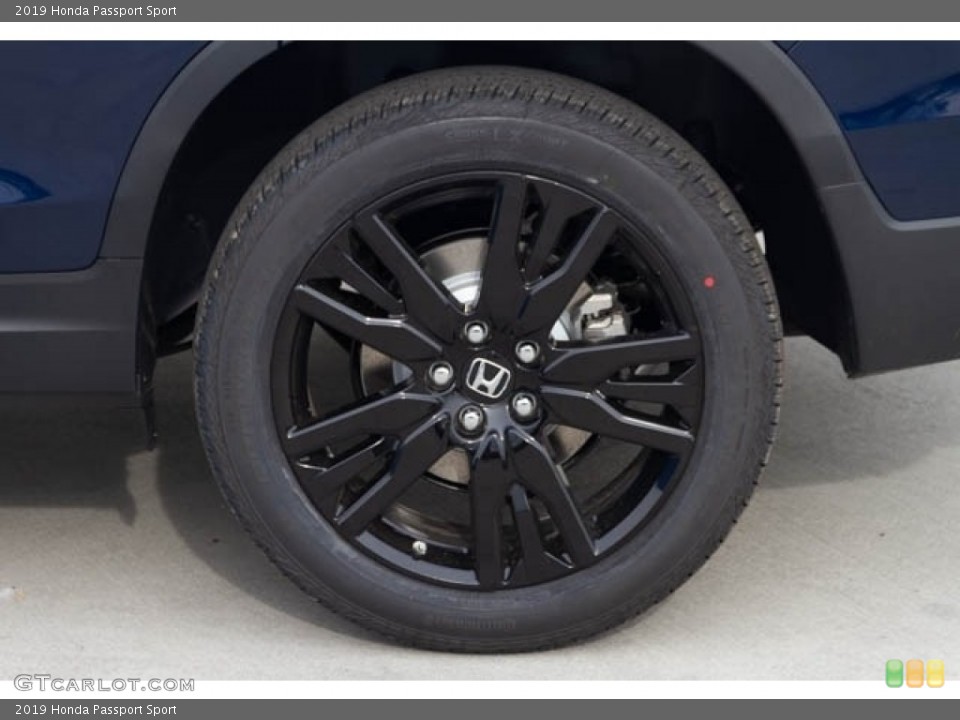 2019 Honda Passport Sport Wheel and Tire Photo #134245983