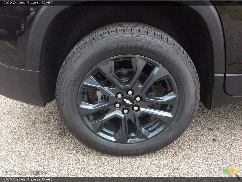 2020 Chevrolet Traverse RS AWD Wheel and Tire Photo #134370426