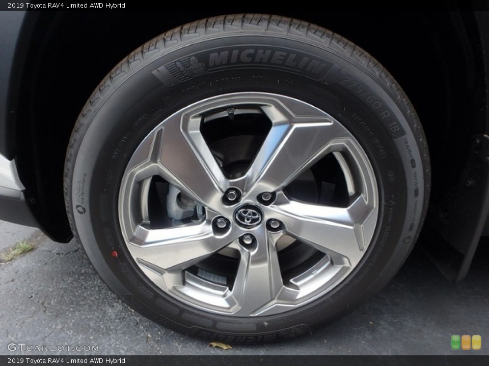 2019 Toyota RAV4 Limited AWD Hybrid Wheel and Tire Photo #134409120
