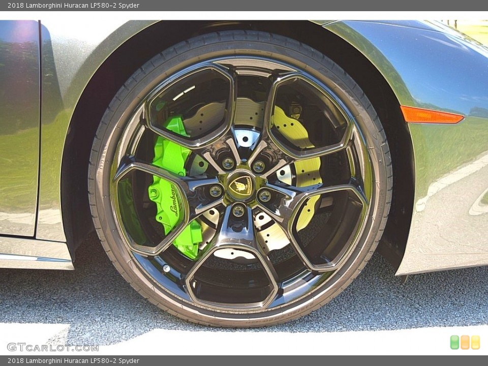 2018 Lamborghini Huracan LP580-2 Spyder Wheel and Tire Photo #134487089