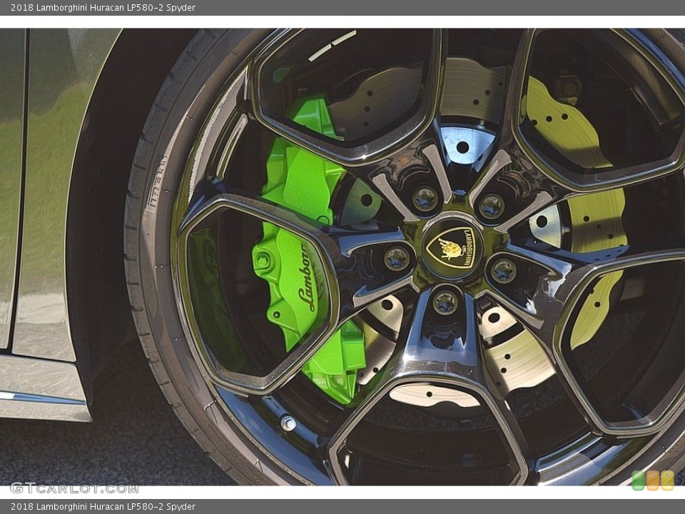 2018 Lamborghini Huracan LP580-2 Spyder Wheel and Tire Photo #134487101
