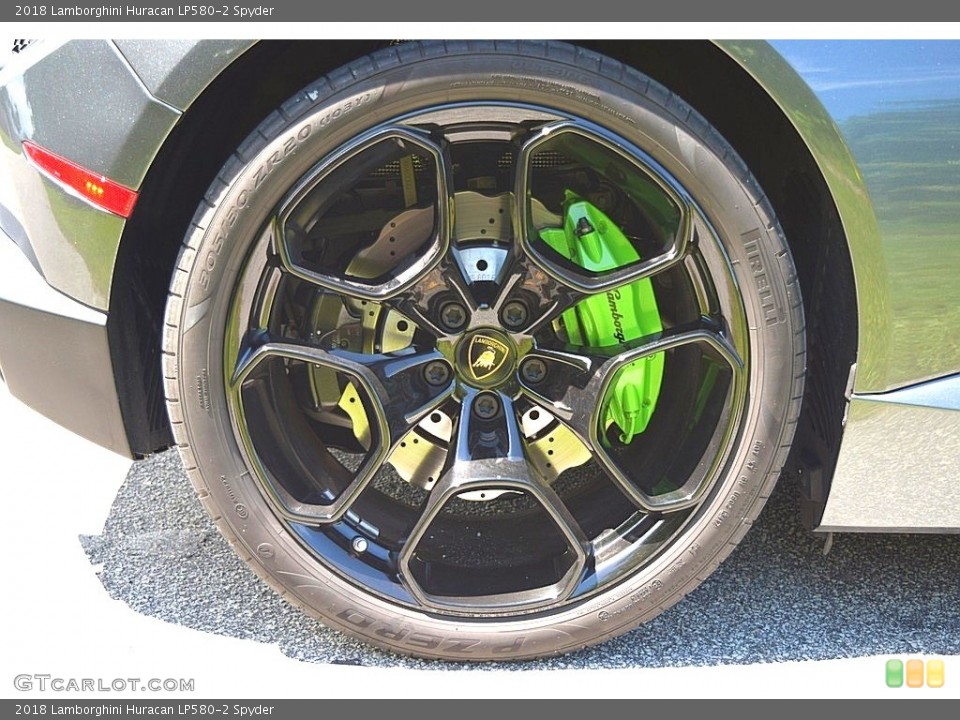 2018 Lamborghini Huracan LP580-2 Spyder Wheel and Tire Photo #134487125