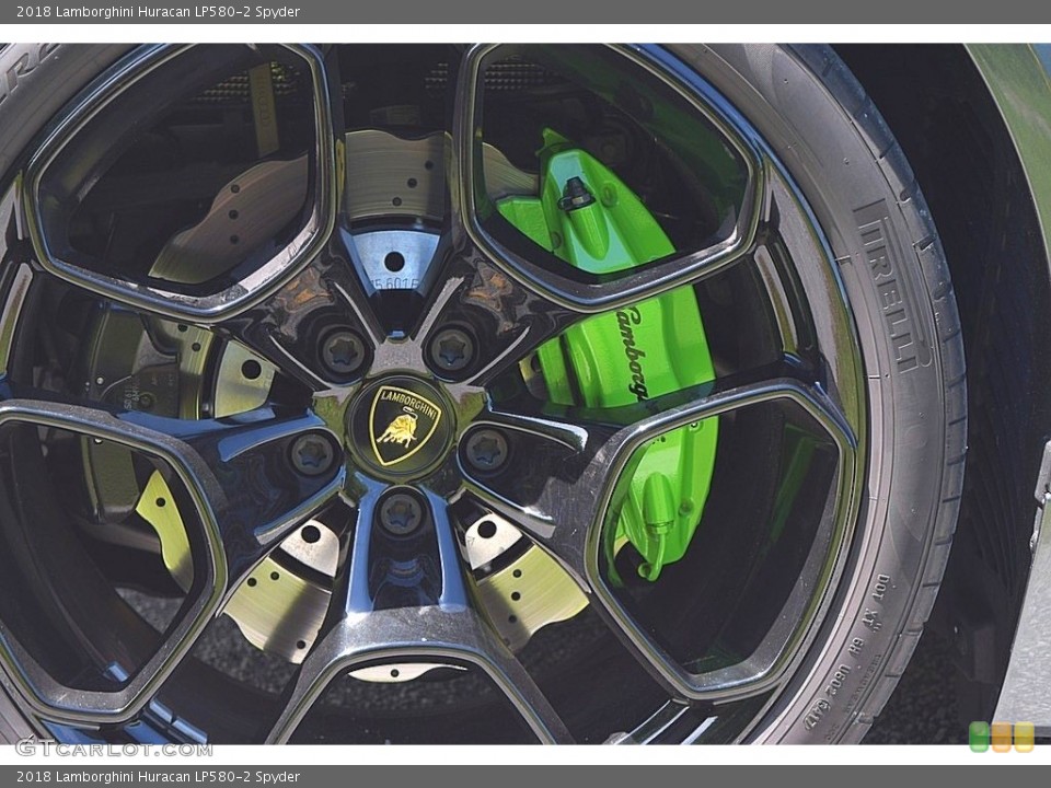 2018 Lamborghini Huracan LP580-2 Spyder Wheel and Tire Photo #134487143