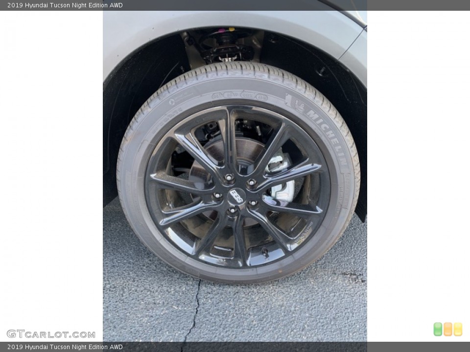 2019 Hyundai Tucson Night Edition AWD Wheel and Tire Photo #134595121