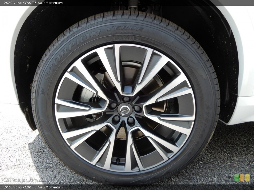 2020 Volvo XC90 T6 AWD Momentum Wheel and Tire Photo #134640302