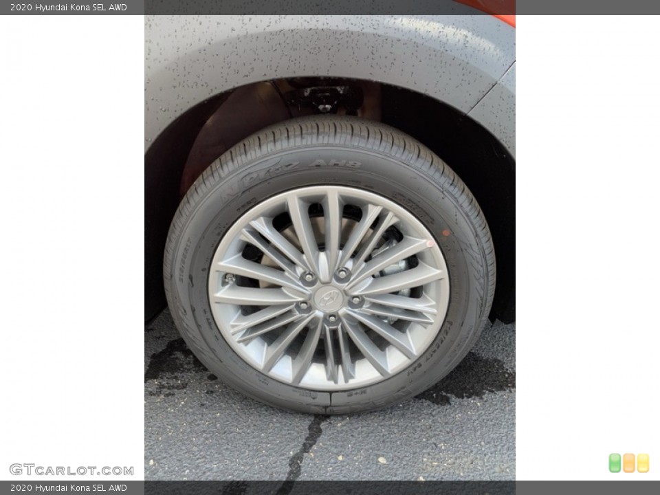 2020 Hyundai Kona SEL AWD Wheel and Tire Photo #134649371