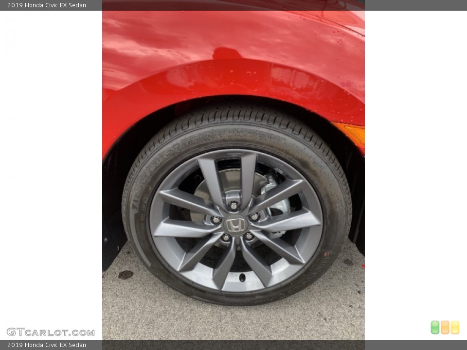 2019 Honda Civic EX Sedan Wheel and Tire Photo #134655290