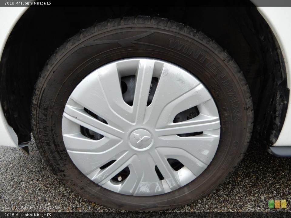2018 Mitsubishi Mirage ES Wheel and Tire Photo #134710535