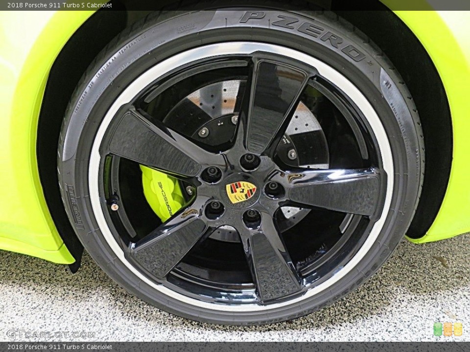 2018 Porsche 911 Turbo S Cabriolet Wheel and Tire Photo #134746089