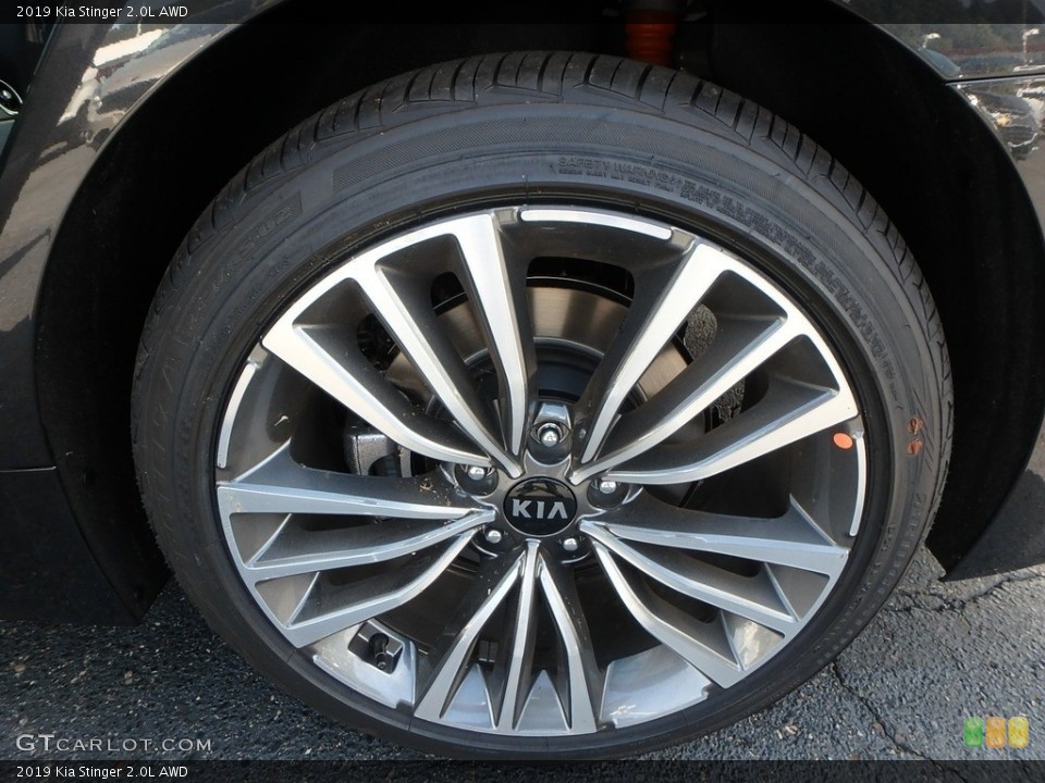 2019 Kia Stinger 2.0L AWD Wheel and Tire Photo #134777865