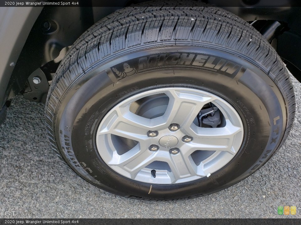 2020 Jeep Wrangler Unlimited Sport 4x4 Wheel and Tire Photo #134786089
