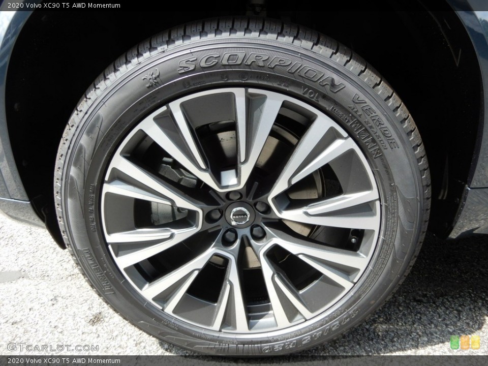 2020 Volvo XC90 T5 AWD Momentum Wheel and Tire Photo #134826602