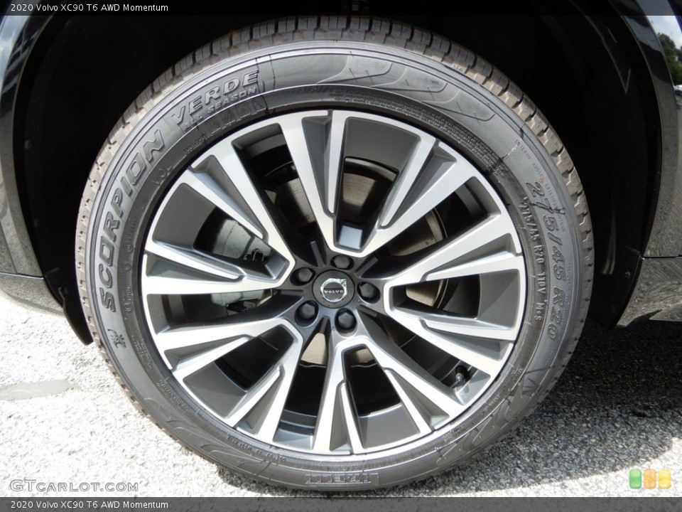 2020 Volvo XC90 T6 AWD Momentum Wheel and Tire Photo #134827112