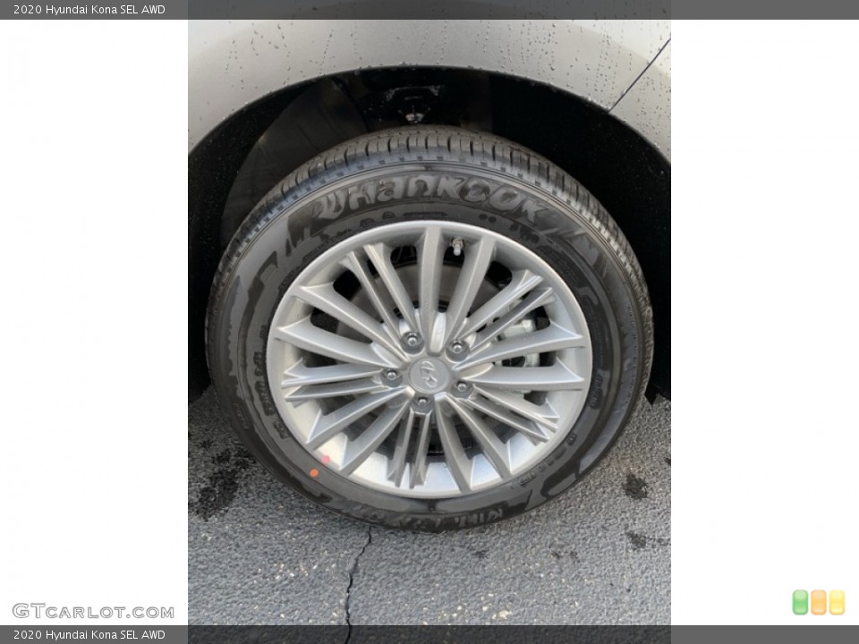 2020 Hyundai Kona SEL AWD Wheel and Tire Photo #134865378