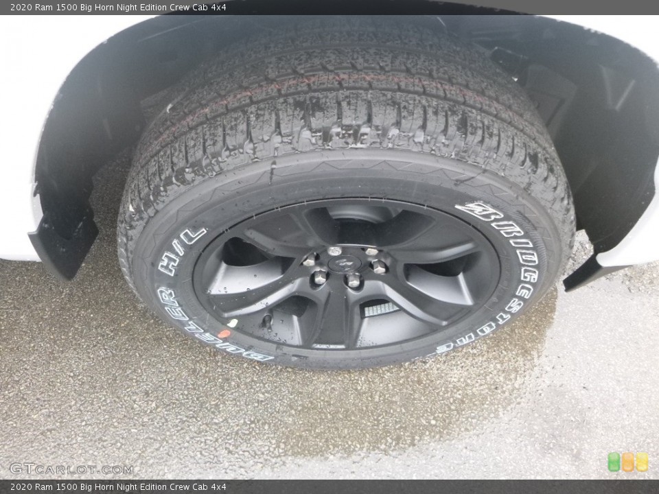 2020 Ram 1500 Big Horn Night Edition Crew Cab 4x4 Wheel and Tire Photo #134918635