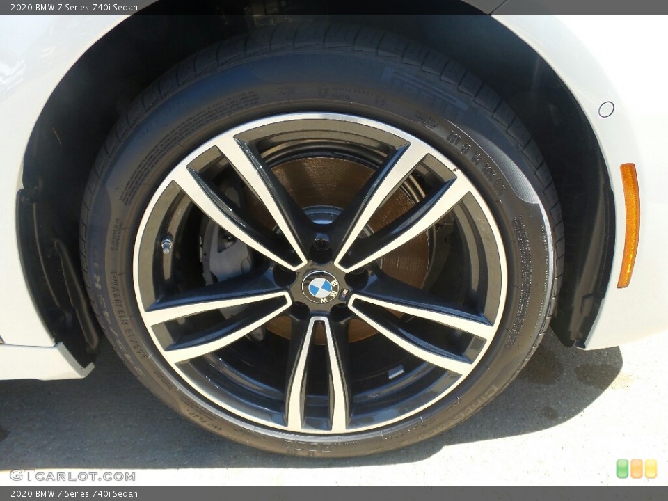 2020 BMW 7 Series 740i Sedan Wheel and Tire Photo #134927590