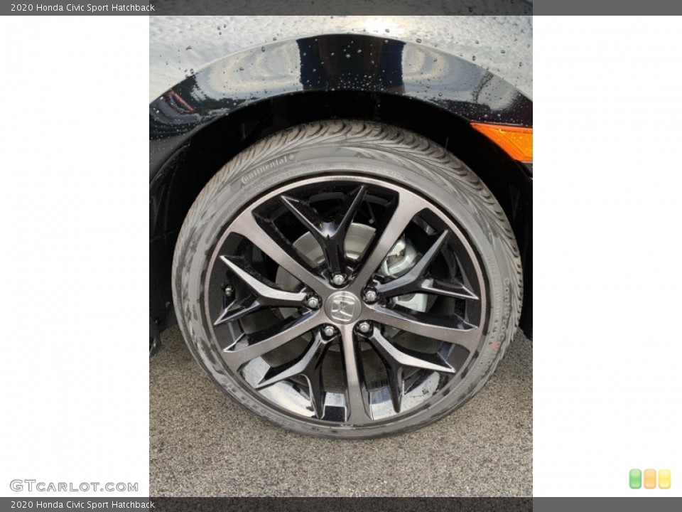 2020 Honda Civic Sport Hatchback Wheel and Tire Photo #134941450
