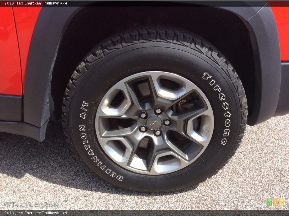 2019 Jeep Cherokee Trailhawk 4x4 Wheel and Tire Photo #134985269
