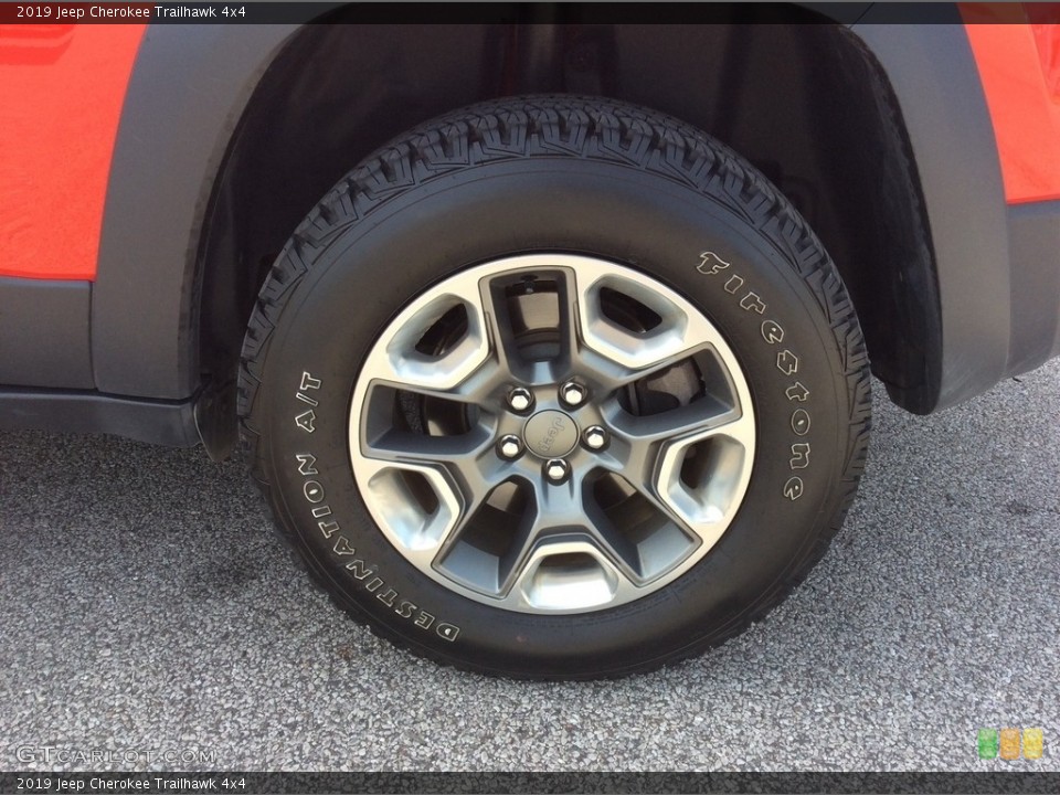 2019 Jeep Cherokee Trailhawk 4x4 Wheel and Tire Photo 134985326