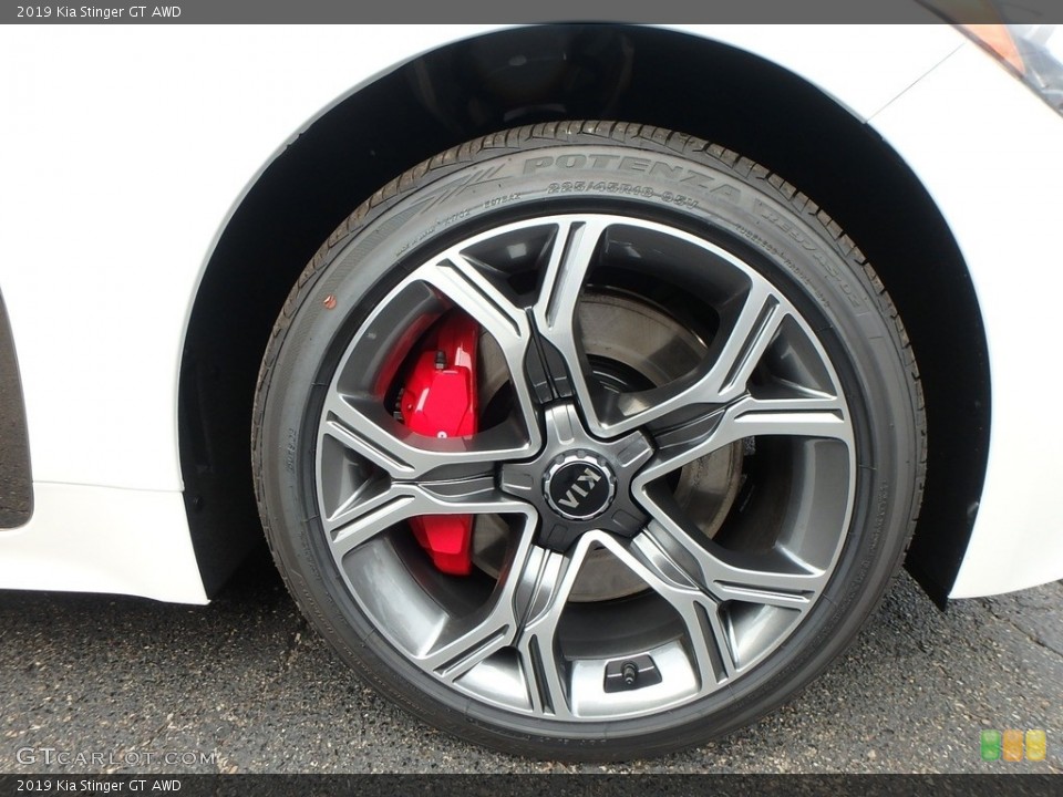 2019 Kia Stinger GT AWD Wheel and Tire Photo #134995766