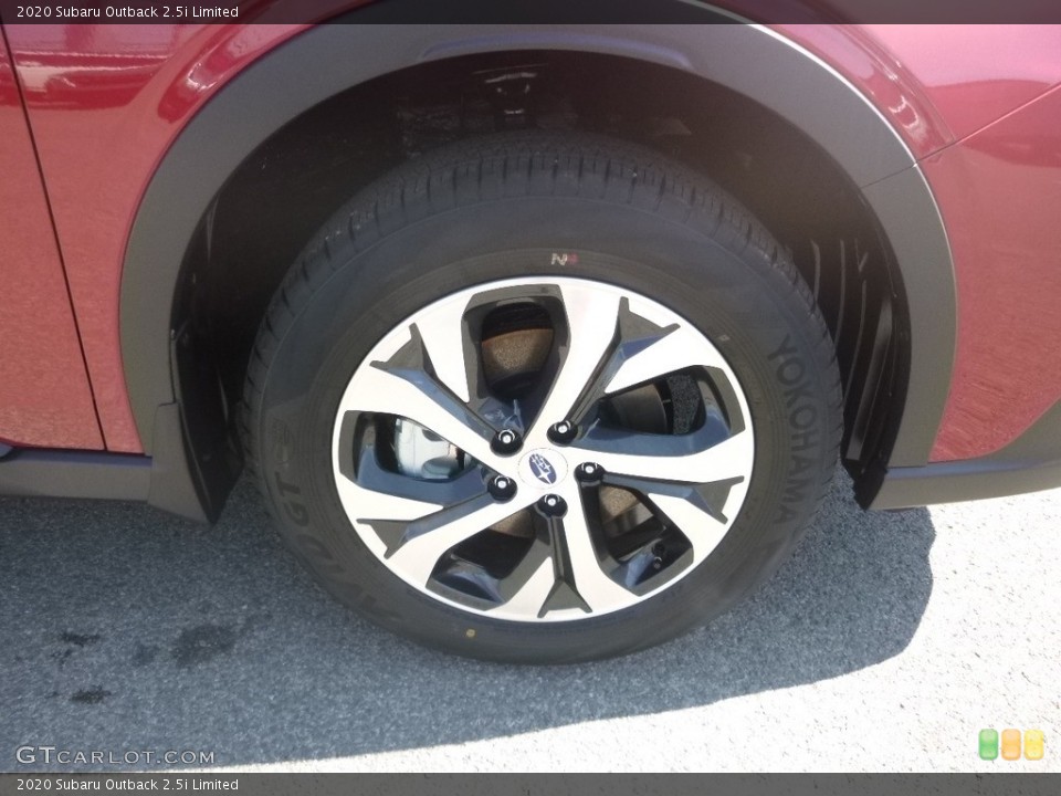 2020 Subaru Outback 2.5i Limited Wheel and Tire Photo #135029754