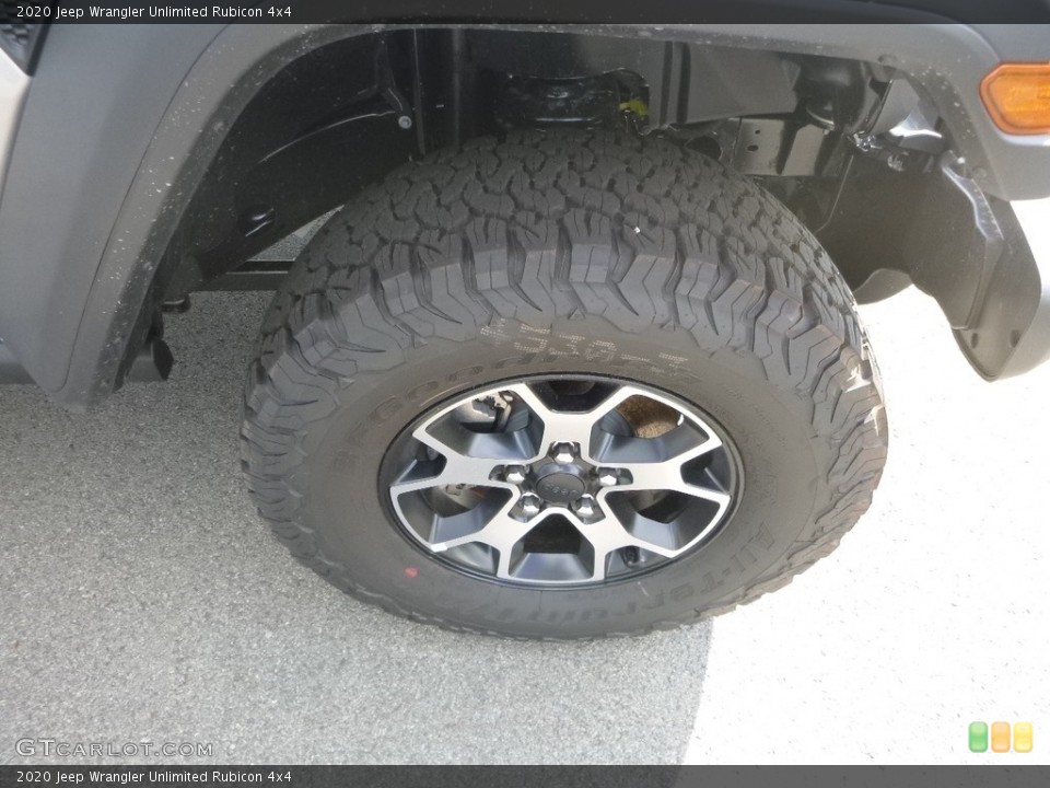 2020 Jeep Wrangler Unlimited Rubicon 4x4 Wheel and Tire Photo #135048078