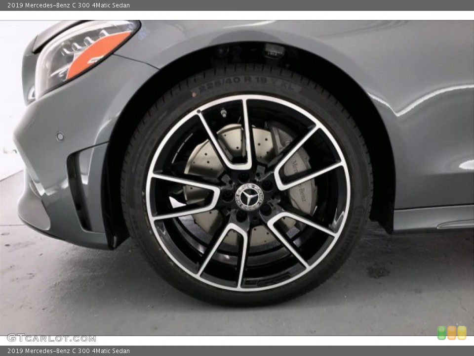 2019 Mercedes-Benz C 300 4Matic Sedan Wheel and Tire Photo #135054930