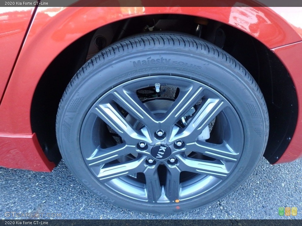 2020 Kia Forte GT-Line Wheel and Tire Photo #135084826