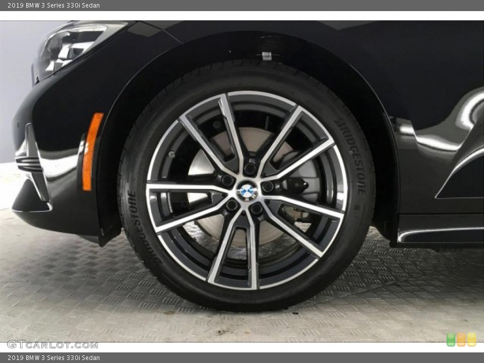 2019 BMW 3 Series 330i Sedan Wheel and Tire Photo #135132690